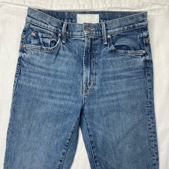 Mother The Insider Ankle Jeans Destination Unknown Size 27 High Rise Cotton - Picture 3 of 11